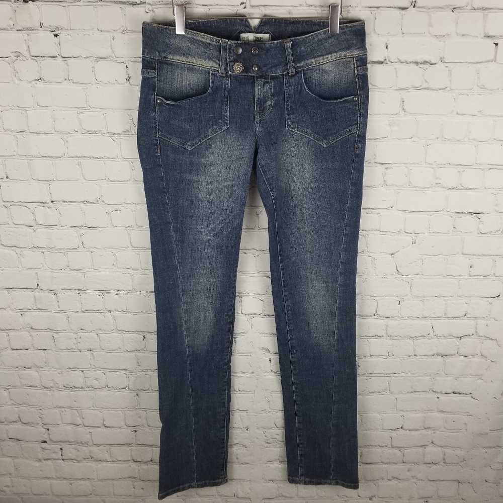 TRF ZARA | straight leg seam detail jeans